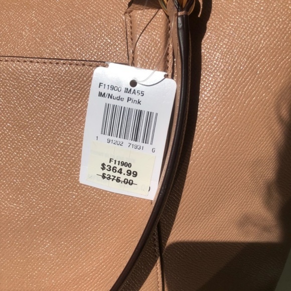 COACH Ava Tote Bag Nude Pink - Picture 4 of 7